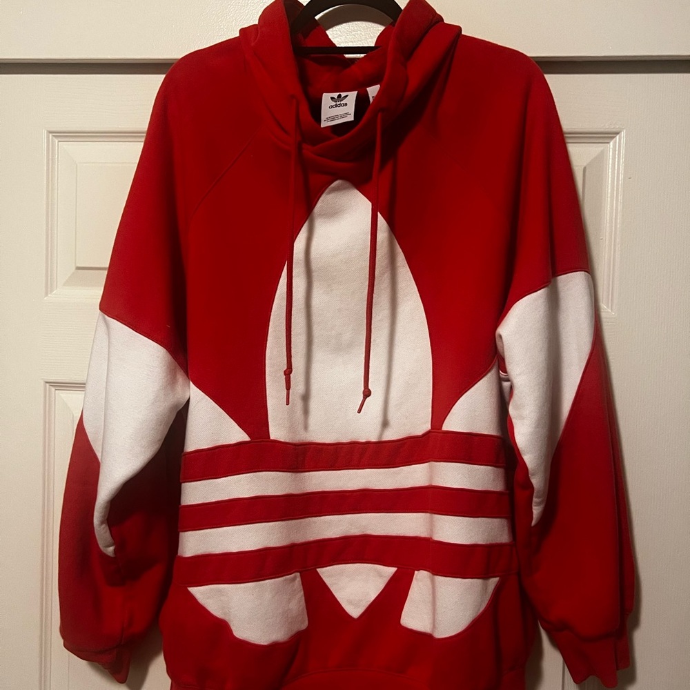 Adidas Bold Red Hoodie